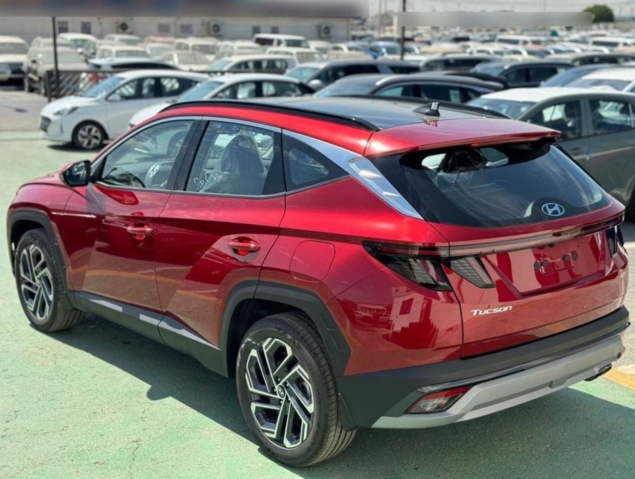 هيونداي توسون PREMIUM PLUS HYUNDAI TUCSON 1.6T - 2025 MODEL - RED COLOR