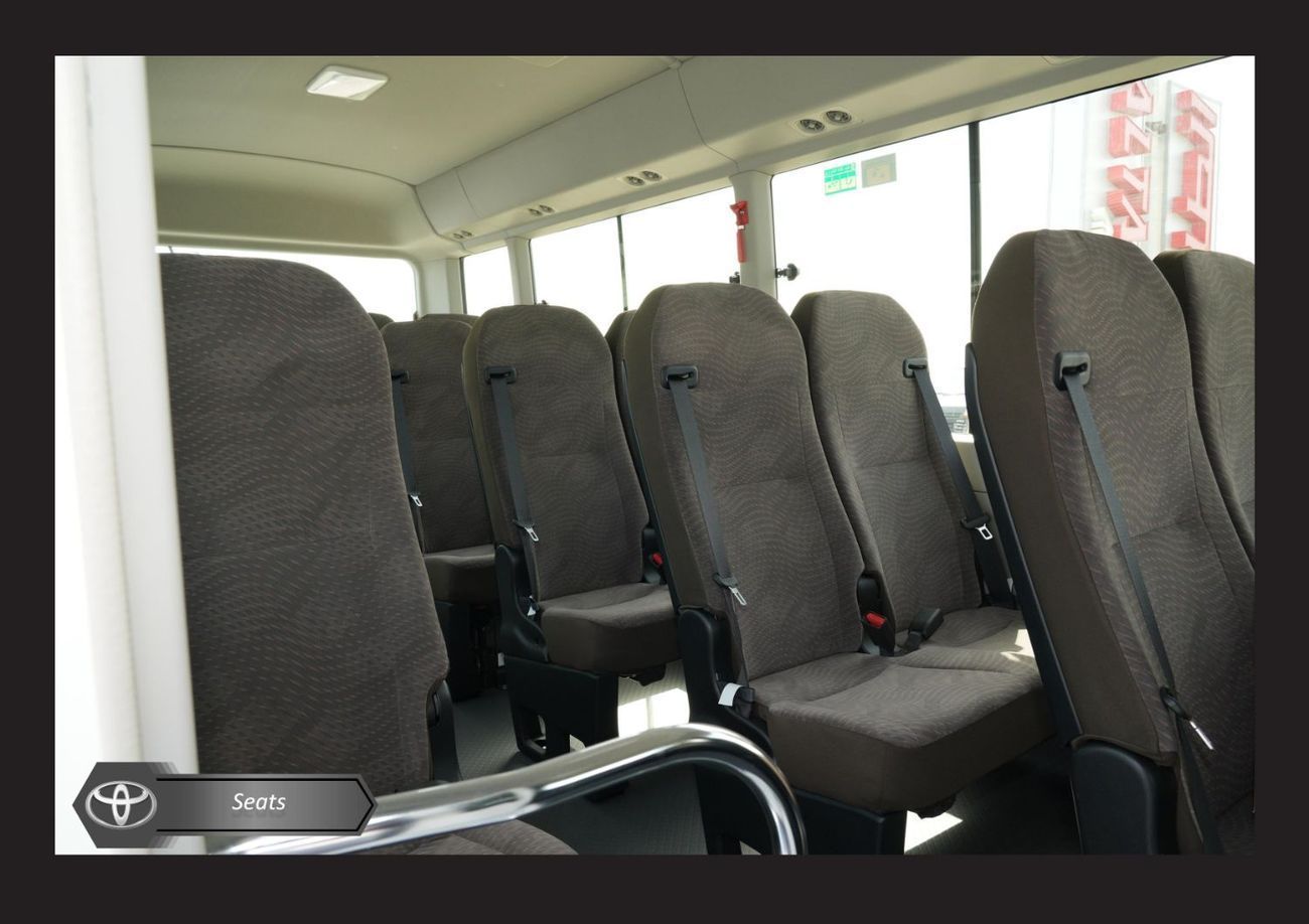 تويوتا كوستر TOYOTA COASTER 2.7L 23-STR H/R MID M/T PTR 2025 Export Only