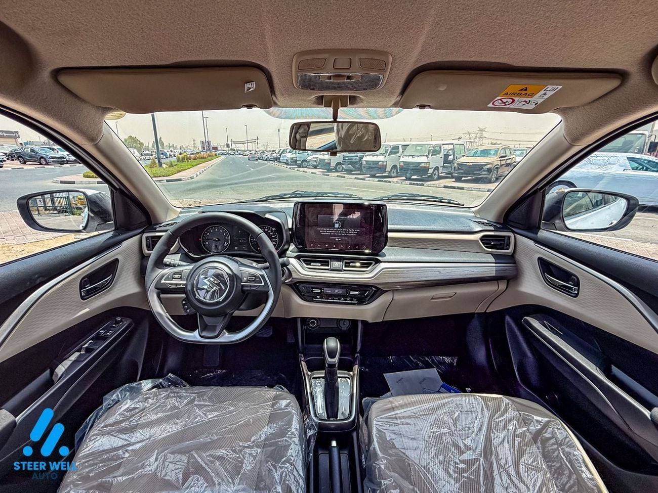سوزوكي دزاير 2026 GLX 1.2-litre 4-cylinder petrol engine - 5 Speed AT - 9 inch Touchscreen - EXPORT