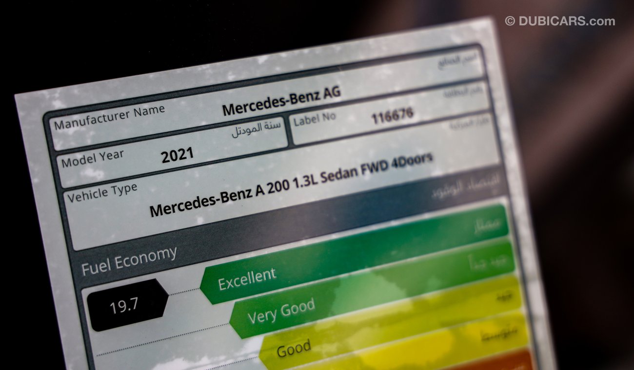 Mercedes-Benz A 200 AMG,GCC,2021, 0km, w/2 Yrs Unlimited Mileage Warranty @EMC