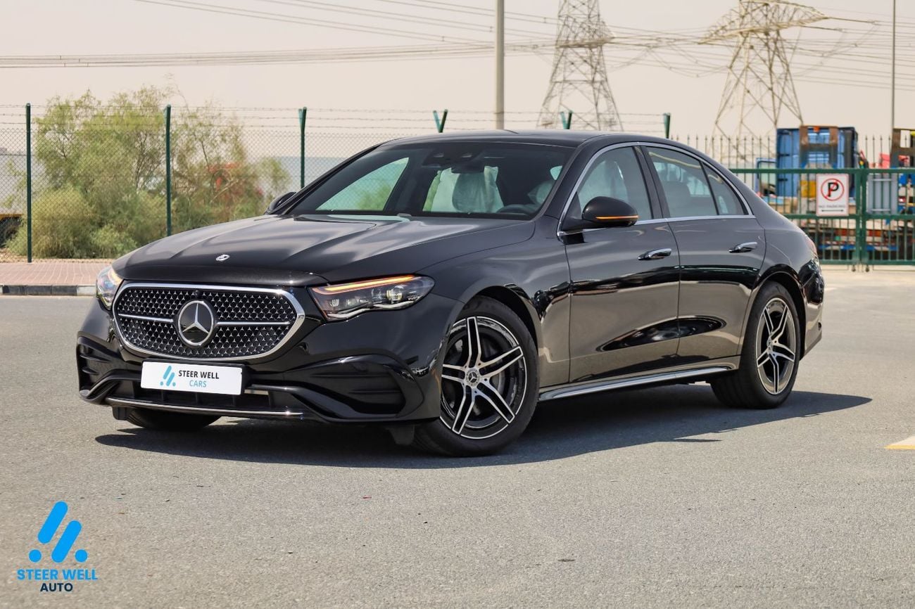 Mercedes-Benz E300 2025 AMG Line | AWD (4MATIC) | White Interior | Korean Specs | Contact Now