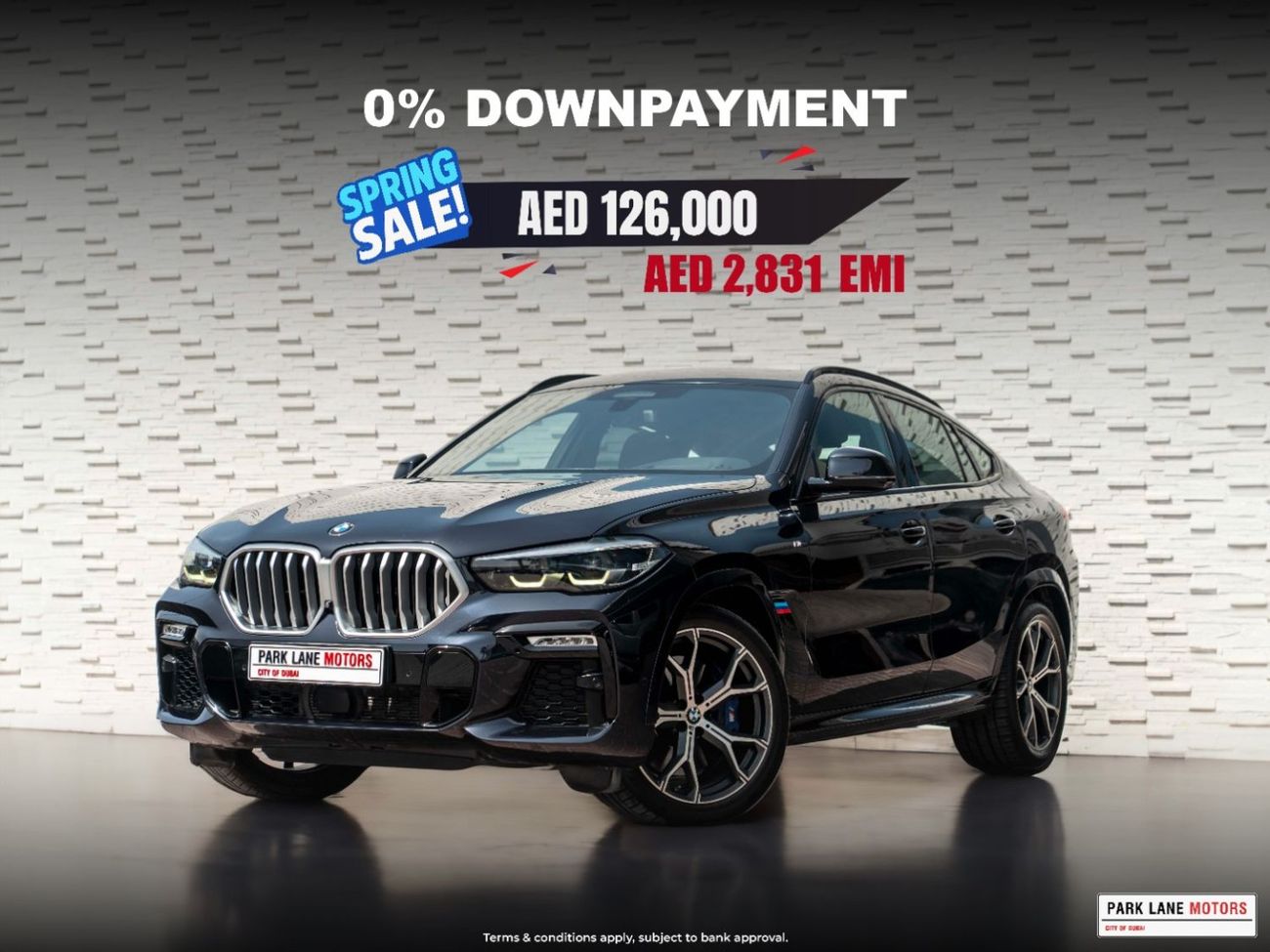 BMW X6 xDrive 40i 3.0L AED 3,145 • X6 XDRIVE 40i • 3.0L TURBO I6 • OFFICIAL BMW WARRANTY AND FULL SERVICE H