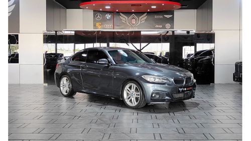BMW 230i AED 1,600 P.M | 2017 BMW 230i M-SPORT COUPE | UNDER WARRANTY | ORIGINAL PAINT | GCC | SUNROOF