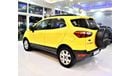 Ford EcoSport Amazing Ford Eco Sport 2015 Model!! in Yellow Color! GCC Specs