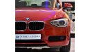 BMW 116i AMAZING BMW 116i 2013 Model!! in Red Color! GCC Specs