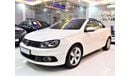 Volkswagen Eos VERY LOW MILEAGE 76000 KM! AMAZING Volkswagen EOS CONVERTIBLE 2012 Model!! in White Color! GCC Specs