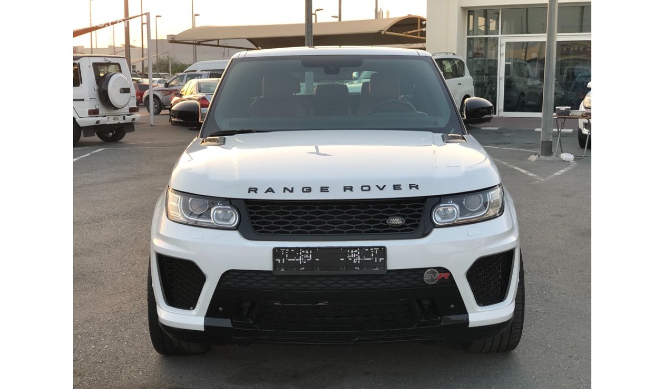 Land Rover Range Rover Sport Supercharged Rang Rover sport super charge model 2014 GCC kit SVR full option panoramic roof leather seat