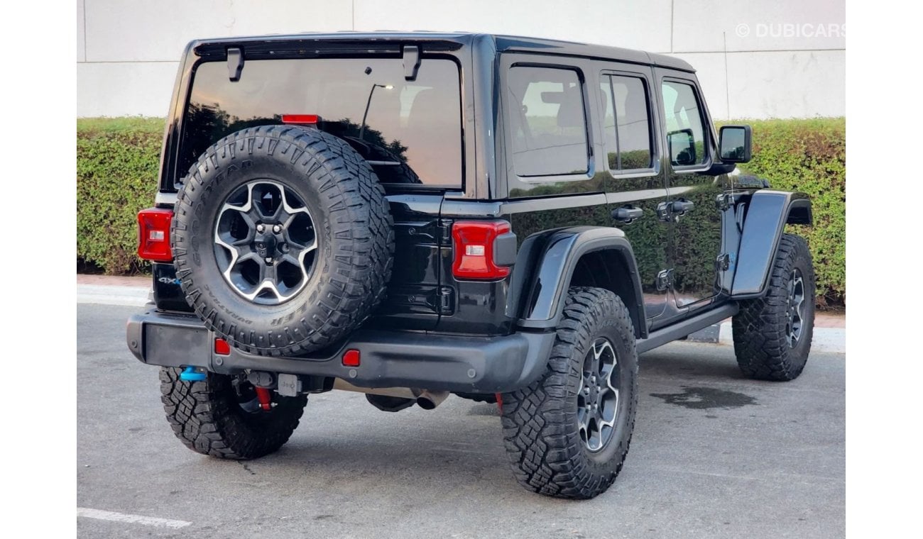 جيب رانجلر 2022  JEEP WRANGLER UNLIMITED RUBICON 4XE  (JL), 4DR SUV,ELECTRIC,HYBRID AND PETROL,  4CYL 2.0 TURBO