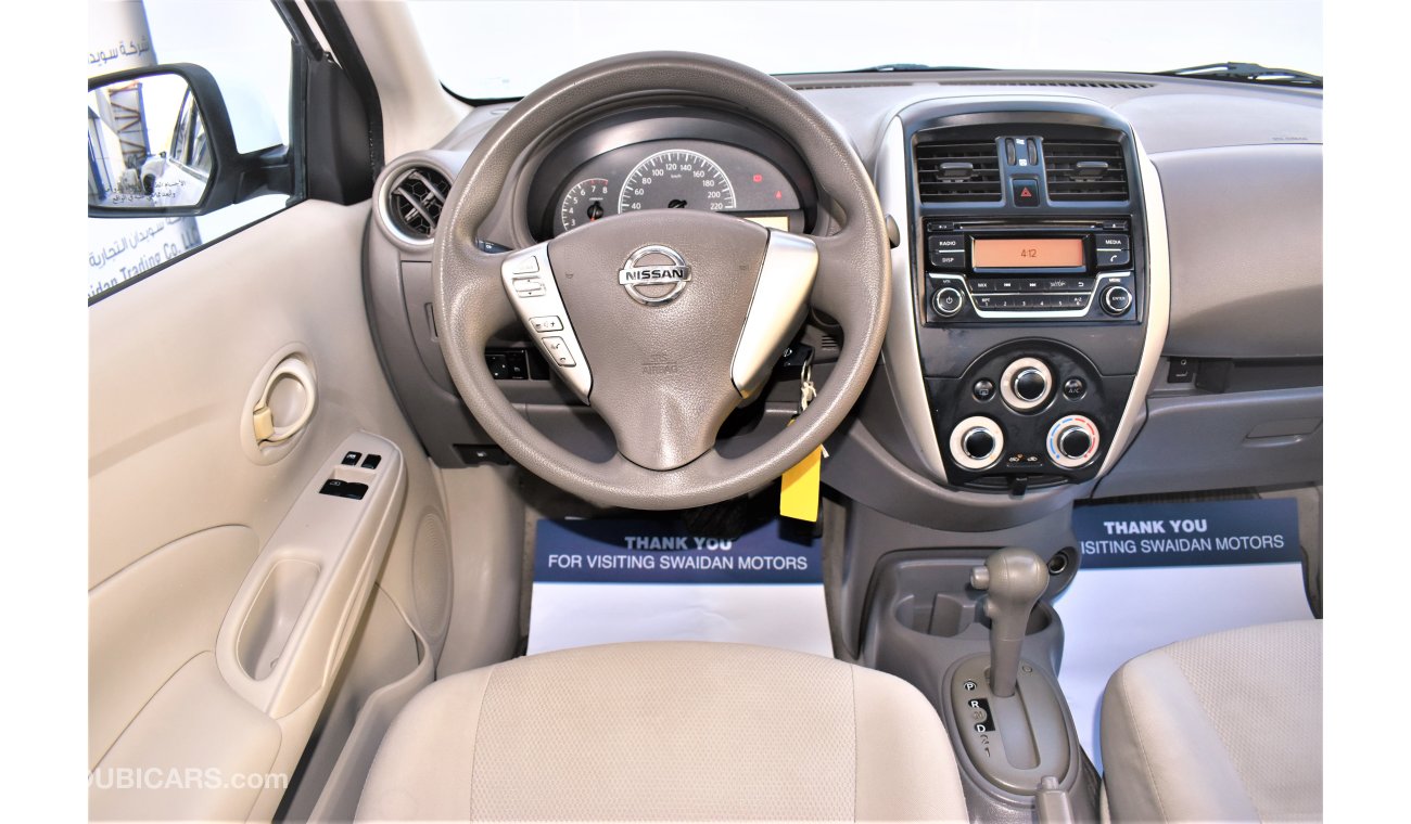 Nissan Sunny AED 625 PM | 0% DP | 1.5L SV GCC EALER WARRANTY