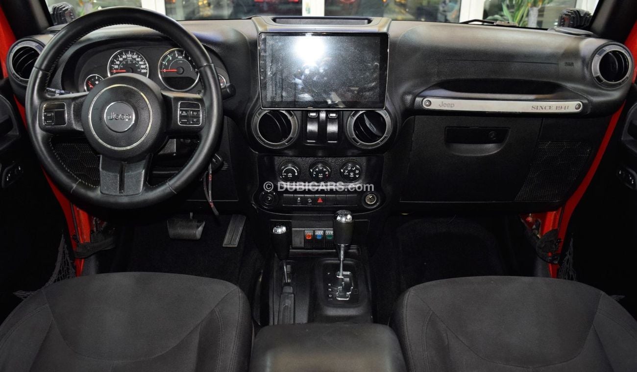 Jeep Wrangler Sport EXCELLENT DEAL for our Jeep Wrangler Sport ( 2015 Model! ) in Red Color! GCC Specs