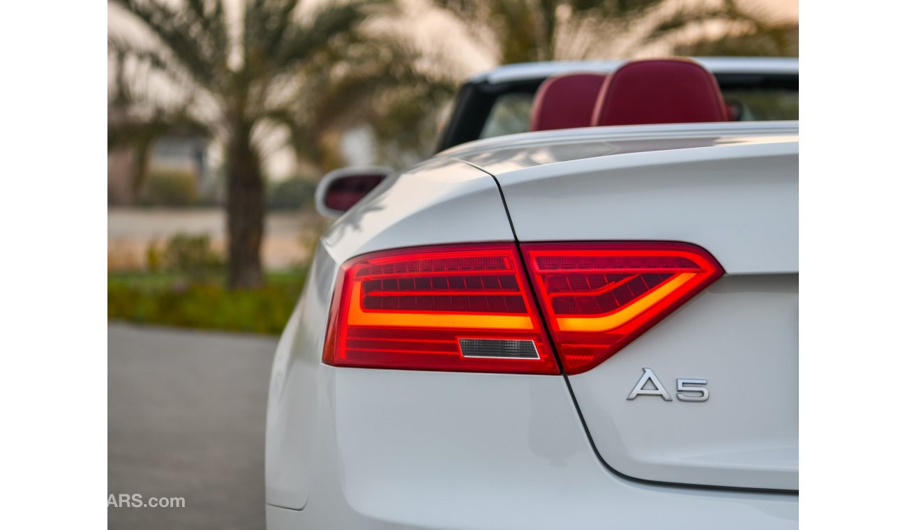 أودي A5 2015 Cabriolet - Full Service History - GCC - AED 1,351 Per Month - 0% DP