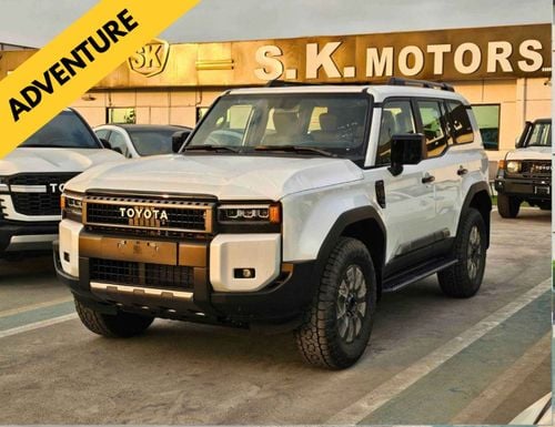 Toyota Prado VXR ADVENTURE TURBO || 2.8L V4 DIESEL/DRIVER POWER SEAT WITH LEATHER/DVD+CAMERA /COOL BOX (CODE # PDADV2