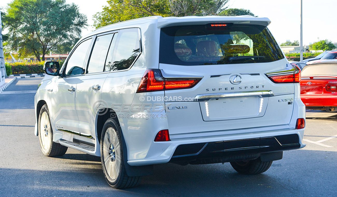 Lexus LX 570 5.7 SUPER SPORT ,RADAR , BLIND SPOT AVAILABLE IN COLOR FOR EXPORT ONLY