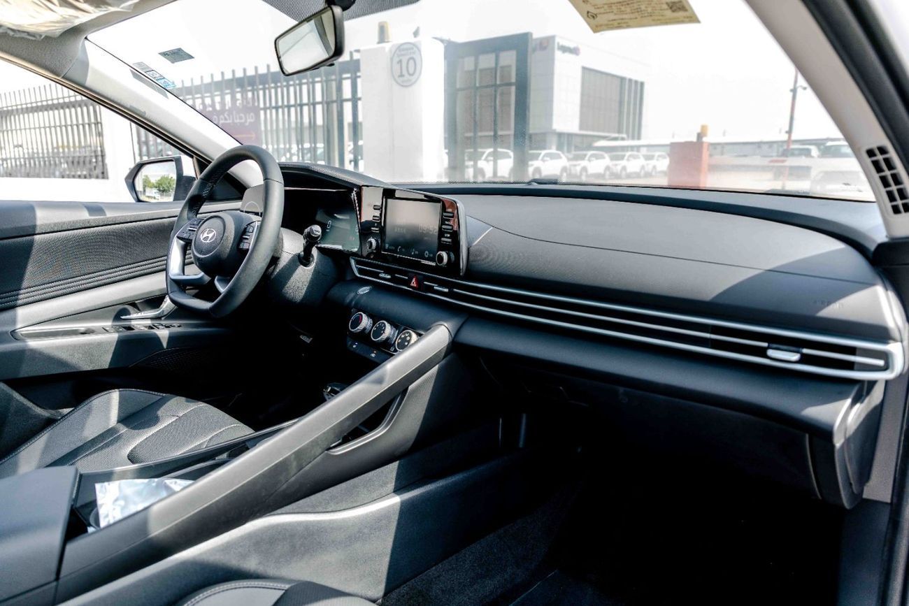هيونداي إلانترا 2025 Hyundai Elantra GLX Elite 1.5L - White Inside Black | Export Only