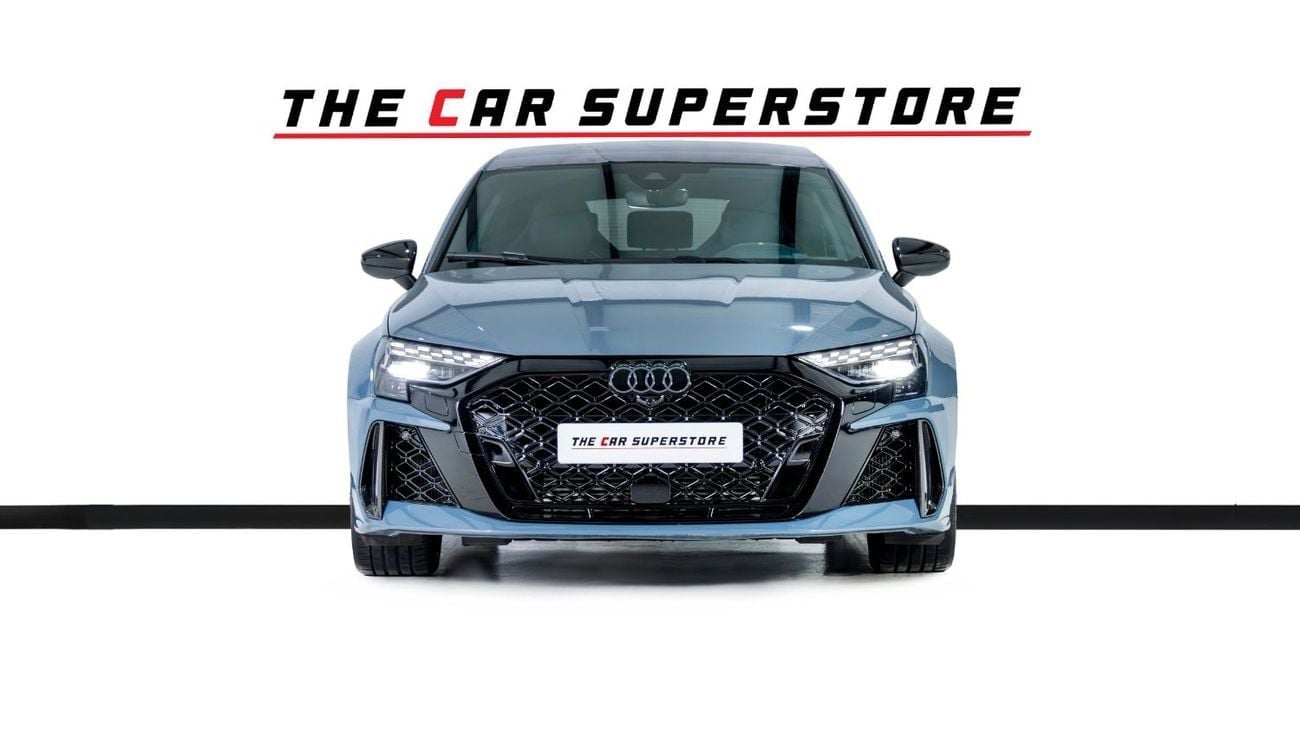 Audi RS3 TFSI quattro 2.5L Sportback Al Nabooda warranty Service Contract-Carbon RS Bucket Seats-Special Colo