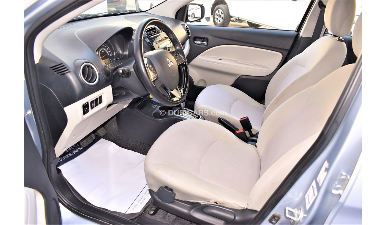 Mitsubishi Attrage AED 684 PM | 1.2L GLX GCC WARRANTY