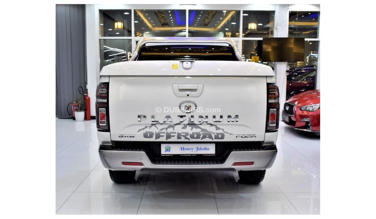 Great Wall Poer EXCELLENT DEAL for our Great Wall POER ( PLATINUM GMW ) 2022 Model / White Color GCC Specs
