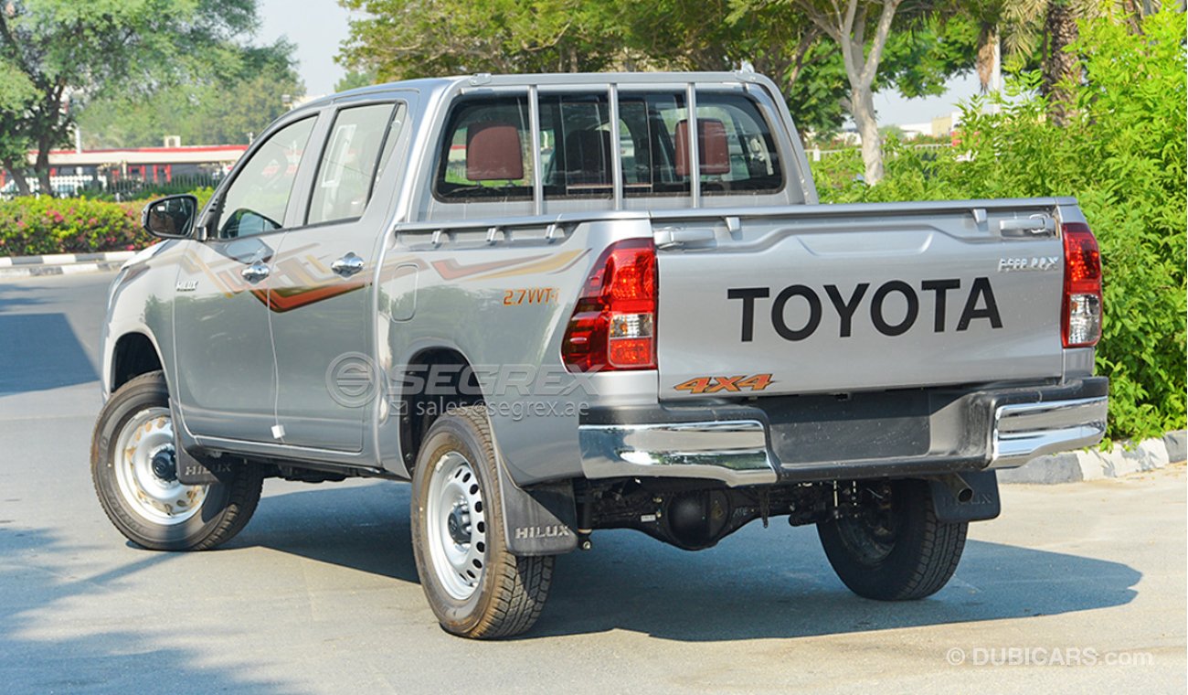 Toyota Hilux 2.4 DC 4x4 6AT LOW. PWR WINDOWS.AC AVAILABLE IN COLORS 2019 & 2020 MODELS