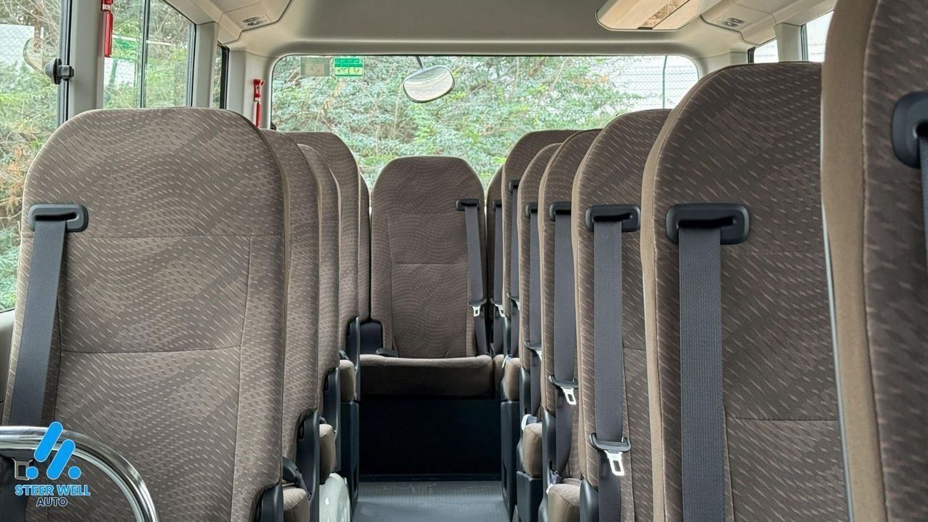 Toyota Coaster 2025 | 23-Seater | 4.0L Diesel | RWD | GCC Specs | Full Option White | BEST PRICE