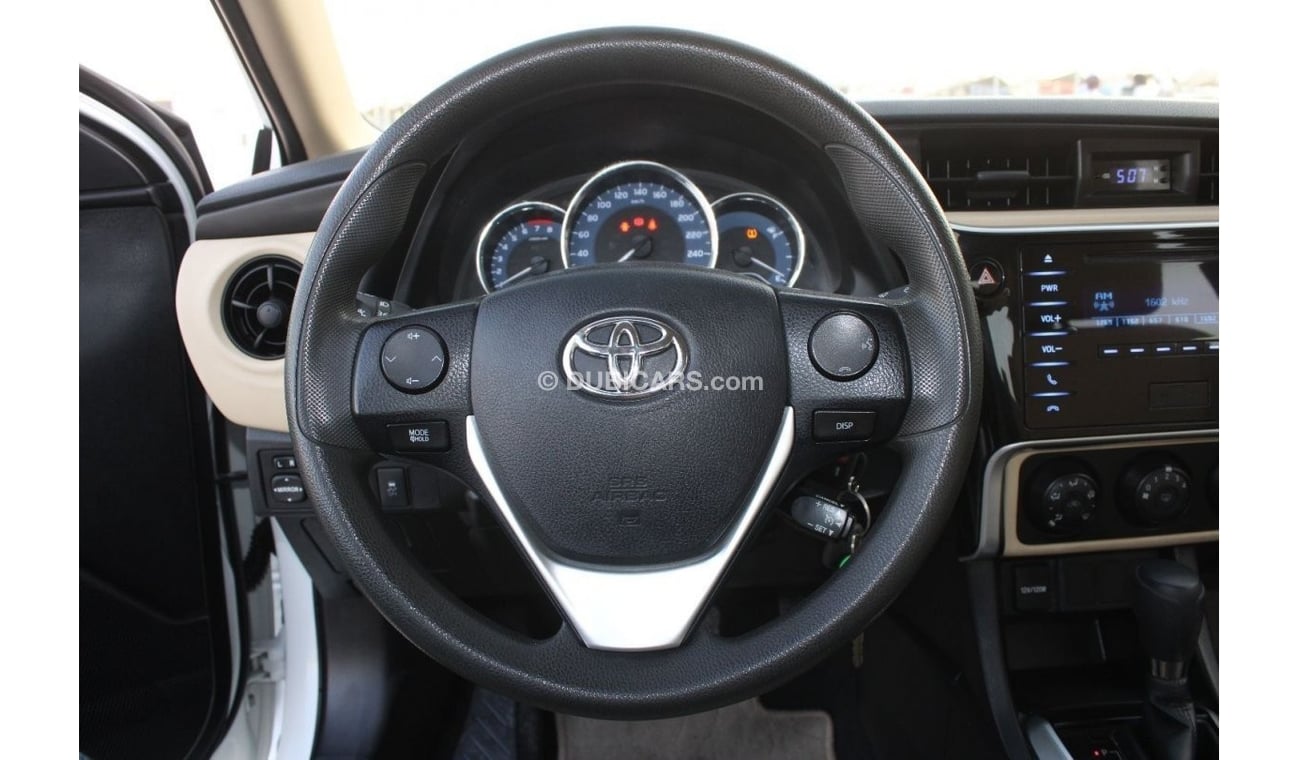 تويوتا كورولا تويوتا كورولا 2019 1.6 خليجي بحالة ممتازة بدون حوادث نظيفه جدا من الداخل والخارج