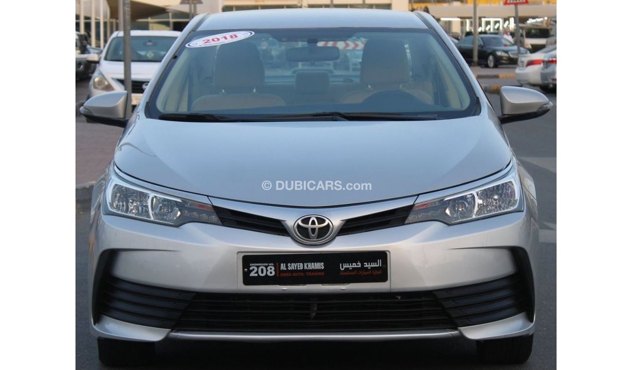 Toyota Corolla SE SE Toyota Corolla 2018 GCC in excellent condition, without accidents, clean inside and outside