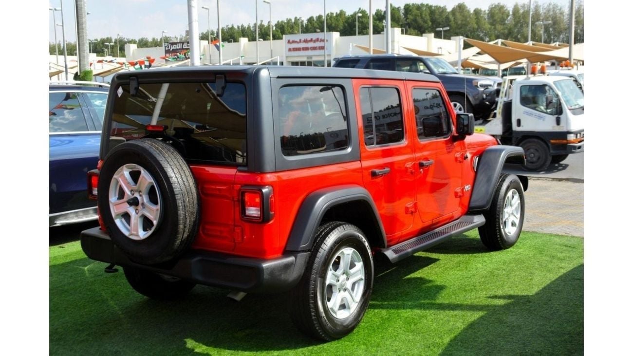 Jeep Wrangler Unlimited Sport JEEP WRONGLER 2021 RED INTERIOR