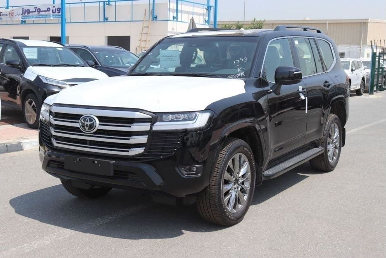 تويوتا لاند كروزر 3.3L,VX, DIESEL, EUROPIAN SPECS, LEATHER SEATS, ELECTRIC SEAT, WIRELESS CHARGER, 2024 FOR EXPORT