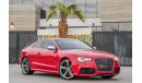 Audi RS5 V8 | 2,428 P.M | 0% Downpayment | Full Option | Immaculate Condition