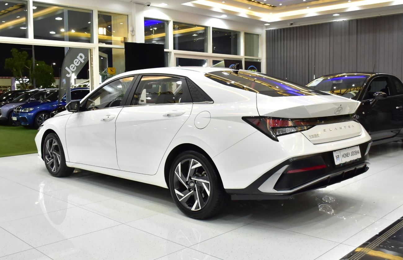 Hyundai Elantra EXCELLENT DEAL for our Hyundai Elantra ( 2024 Model ) in White Color Chinese Specs
