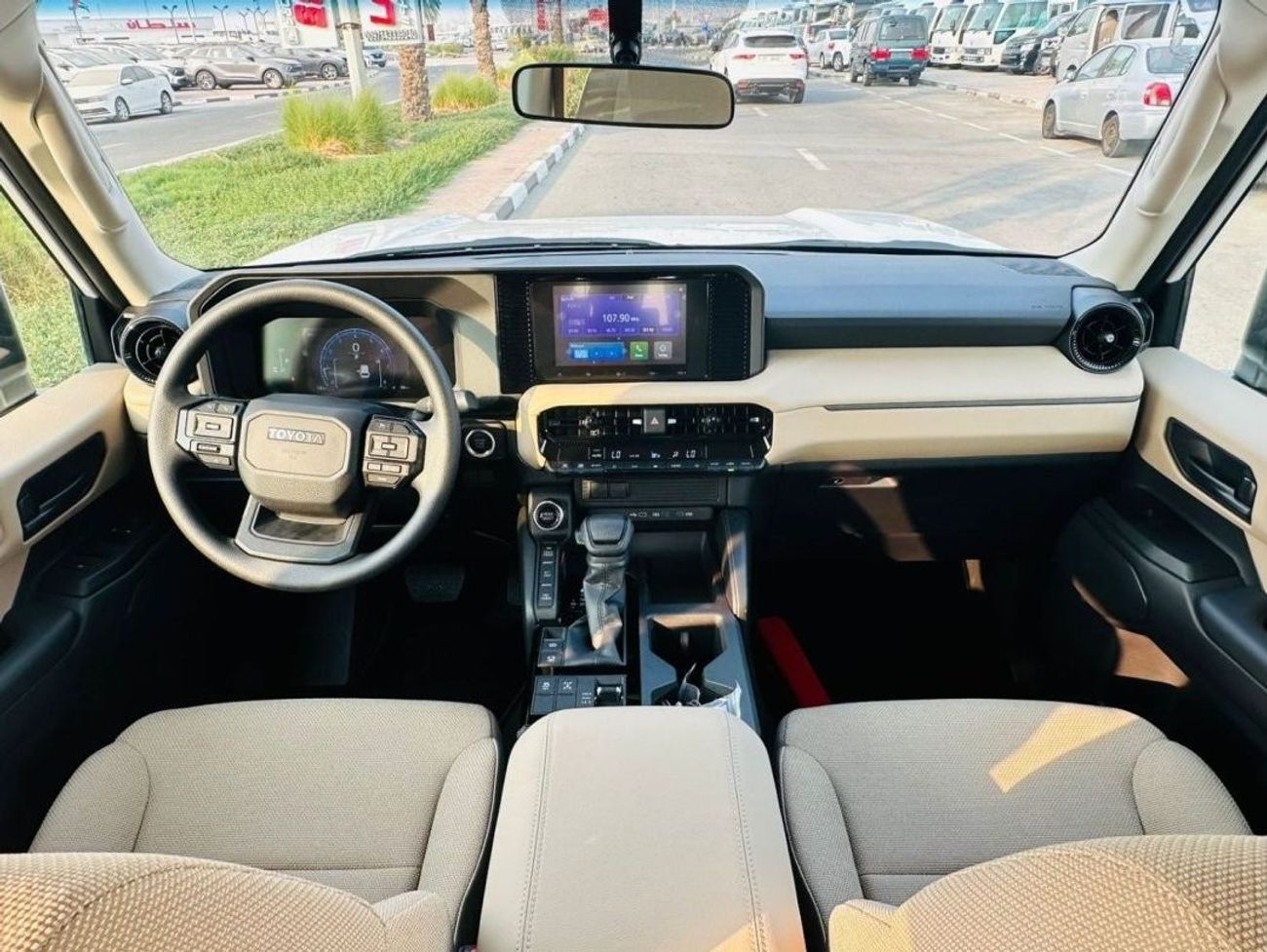 تويوتا برادو 2.4L TXR, KEYLESS ENTRY, PUSH START, ALLOY WHEELS. MONITOR, MODEL 2024