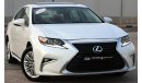 Lexus ES350 Lexus ES 350 2016 GCC, full option, in excellent condition, without accidents, very clean from insid