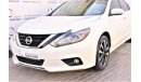 Nissan Altima AED 1169 PM | 0% DP | 3.5L SL V6 GCC FULL OPTION WARRANTY