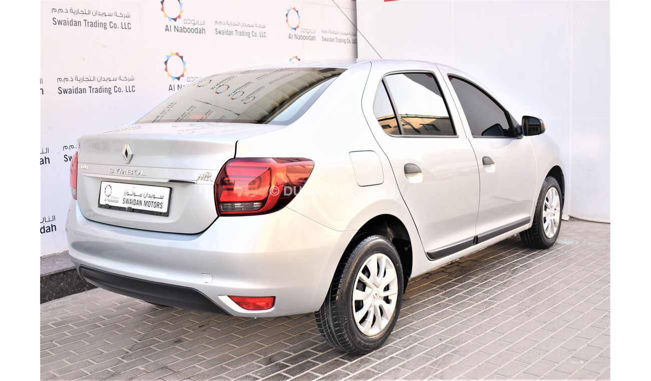 Renault Symbol AED 742 PM | 1.6L PE GCC WARRANTY