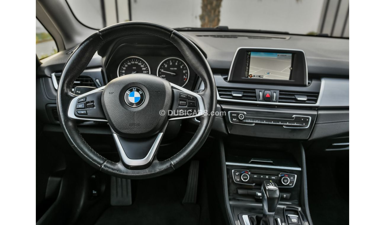 BMW 218i Active Tourer - Sat Nav, Panoramic Sunroof! Full BMW Service History - AED 1,253 Per Month - 0% DP