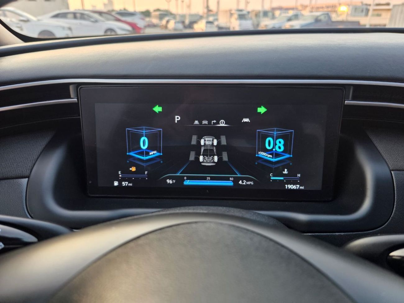 Hyundai Santa Cruz 2.5 Turbo engine 4x4 , sunroof , 360 cameraa and original leather seats