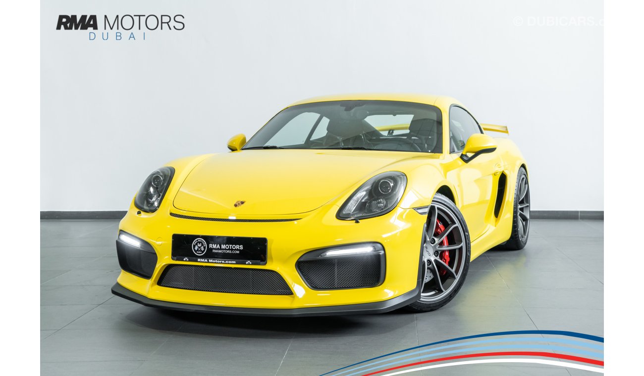 Porsche Cayman GT4 2016 Porsche Cayman GT4 Full Option Clubsport / Full Porsche Service History & Extended Porsche Warr