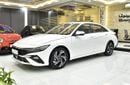 هيونداي إلانترا EXCELLENT DEAL for our Hyundai Elantra ( 2024 Model ) in White Color Chinese Specs