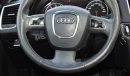 Audi Q5 4 cylinder 2013 model, paint agency, panoramic, cruise control, control wheels, sensors, in excellen