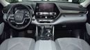 Toyota Highlander GLE HEV EXCELLENT DEAL for our Toyota Highlander Hybrid ( 2023 Model ) in White Color GCC Specs
