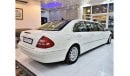مرسيدس بنز E 320 EXCELLENT DEAL for our Mercedes Benz E320 ELEGANCE ( LIMOUSINE ) 2003 Model!! in White Color! GCC Sp