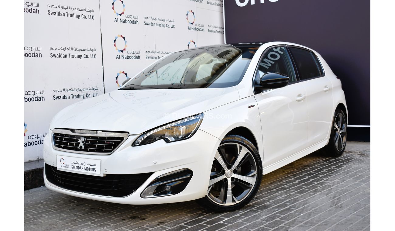 Peugeot 308 AED 639 PM | 1.6L GT LINE GCC DEALER WARRANTY
