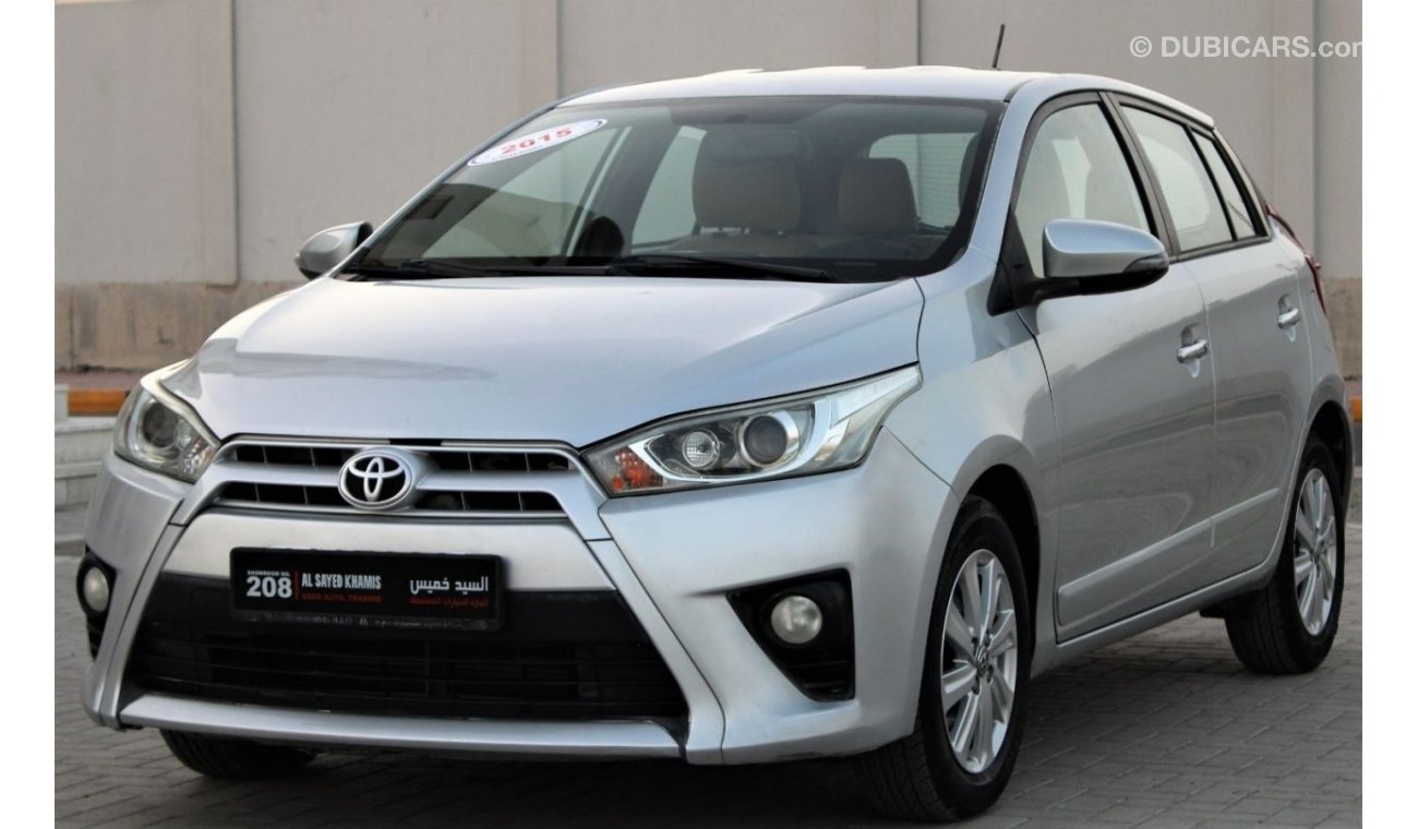 Toyota Yaris Toyota Yaris 2015 GCC No. 1 full option in excellent condition without accidents, very clean from in