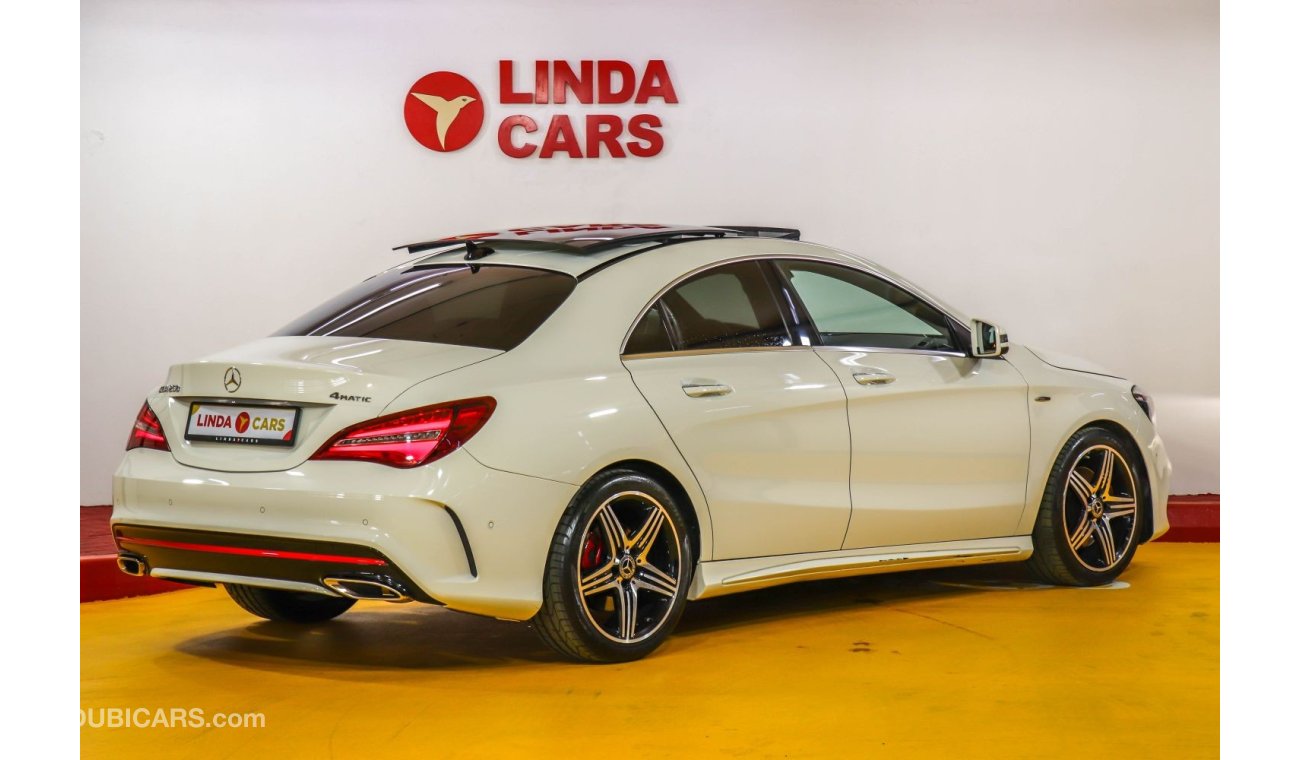 Mercedes-Benz CLA 250 Mercedes-Benz CLA250 AMG 2018 GCC under Warranty with Zero Down-Payment.