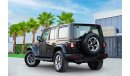 Jeep Wrangler Unlimited Sahara | 3,621 P.M  | 0% Downpayment | Amazing Condition!