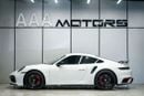 Porsche 911 Turbo 3.8L (580 HP) Coupe | GCC Specs | Full Option | Dealer Warranty Until 2027 | No Accident / No