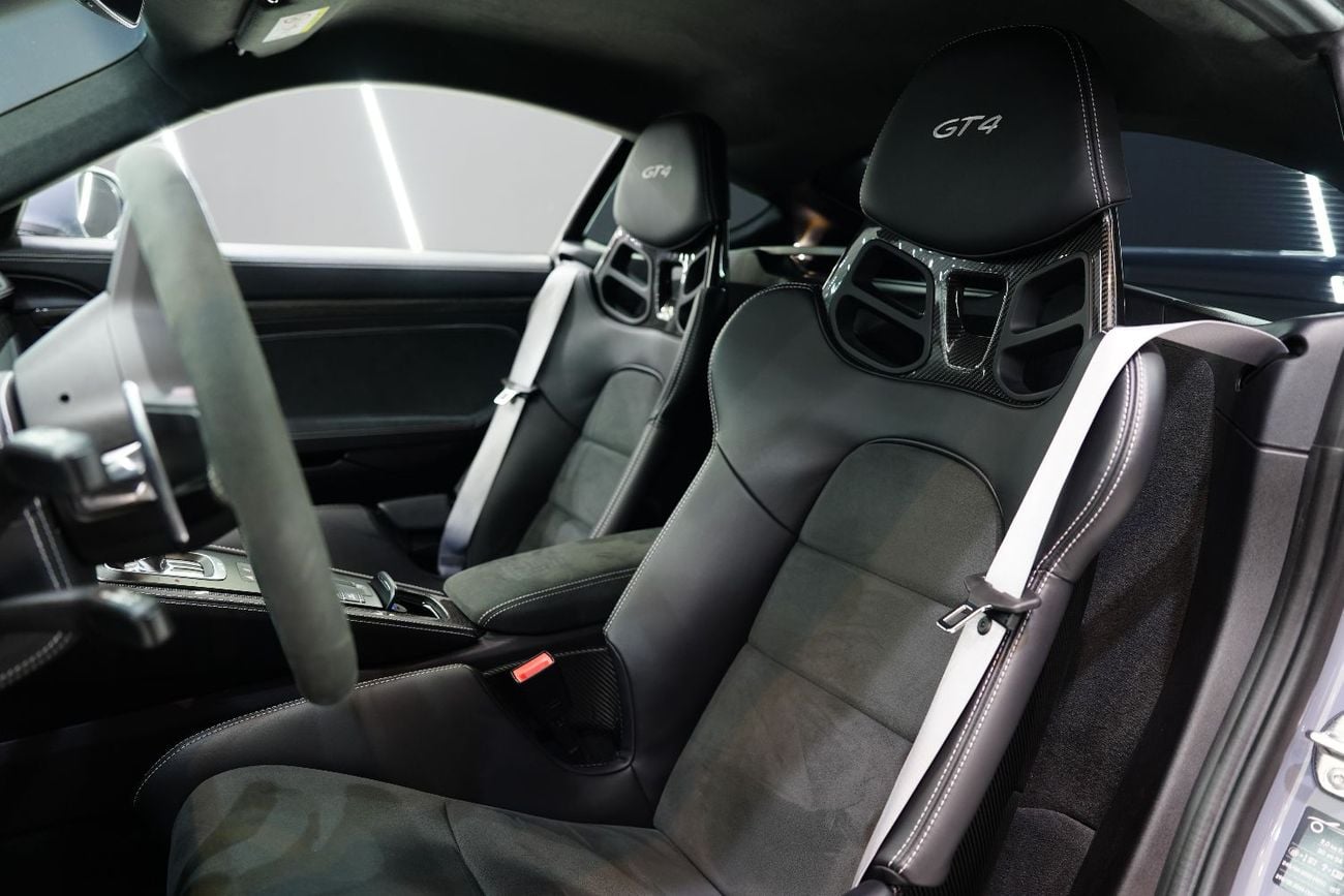 Porsche Cayman Cayman GT4, PDK Transmission, Carbon Interior, Sport Chrono Pack, Al Nabooda Warranty!!