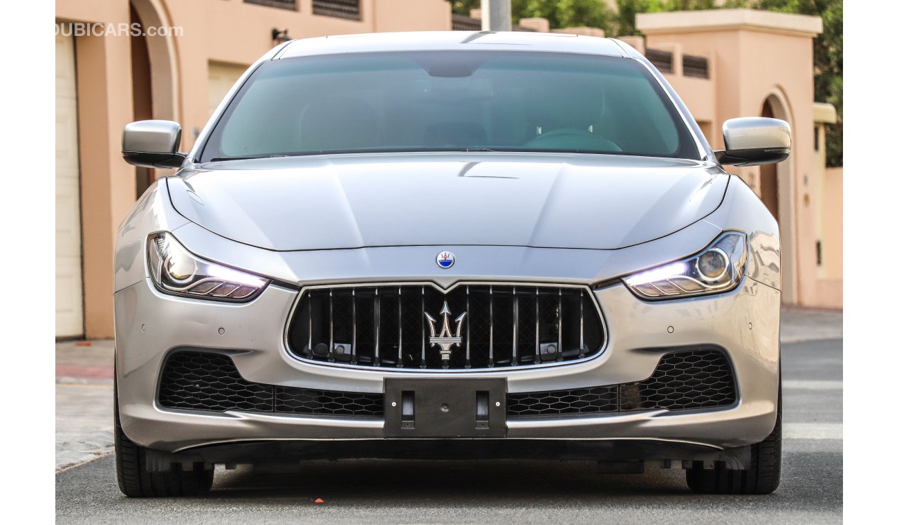 Maserati Ghibli 2016 GCC under 2 Years Warranty with Zero Down-Payment.