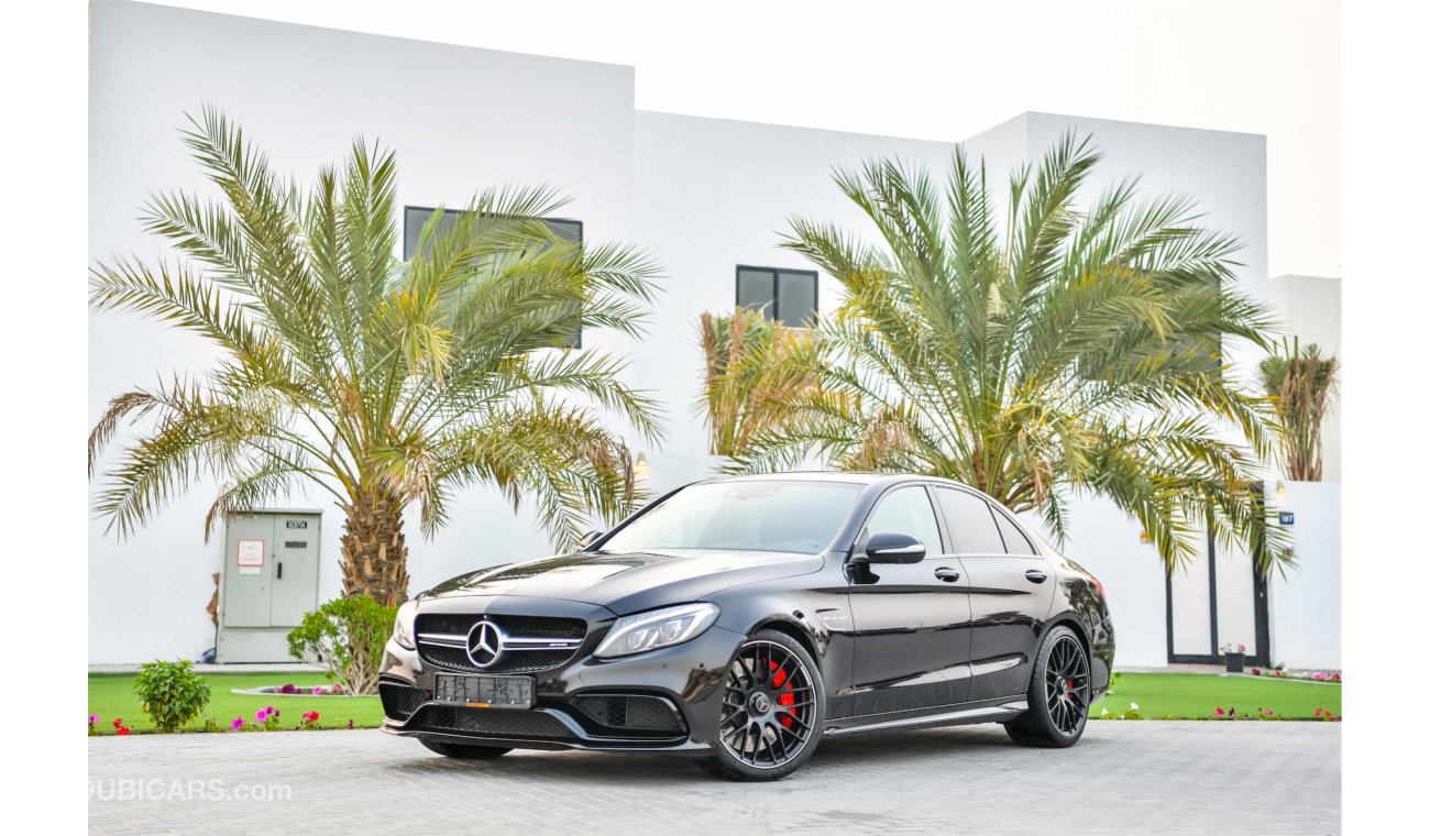 Mercedes-Benz C 63 AMG New Shape- Full Agency Service History! - AED 4,289 Per Month - 0% DP