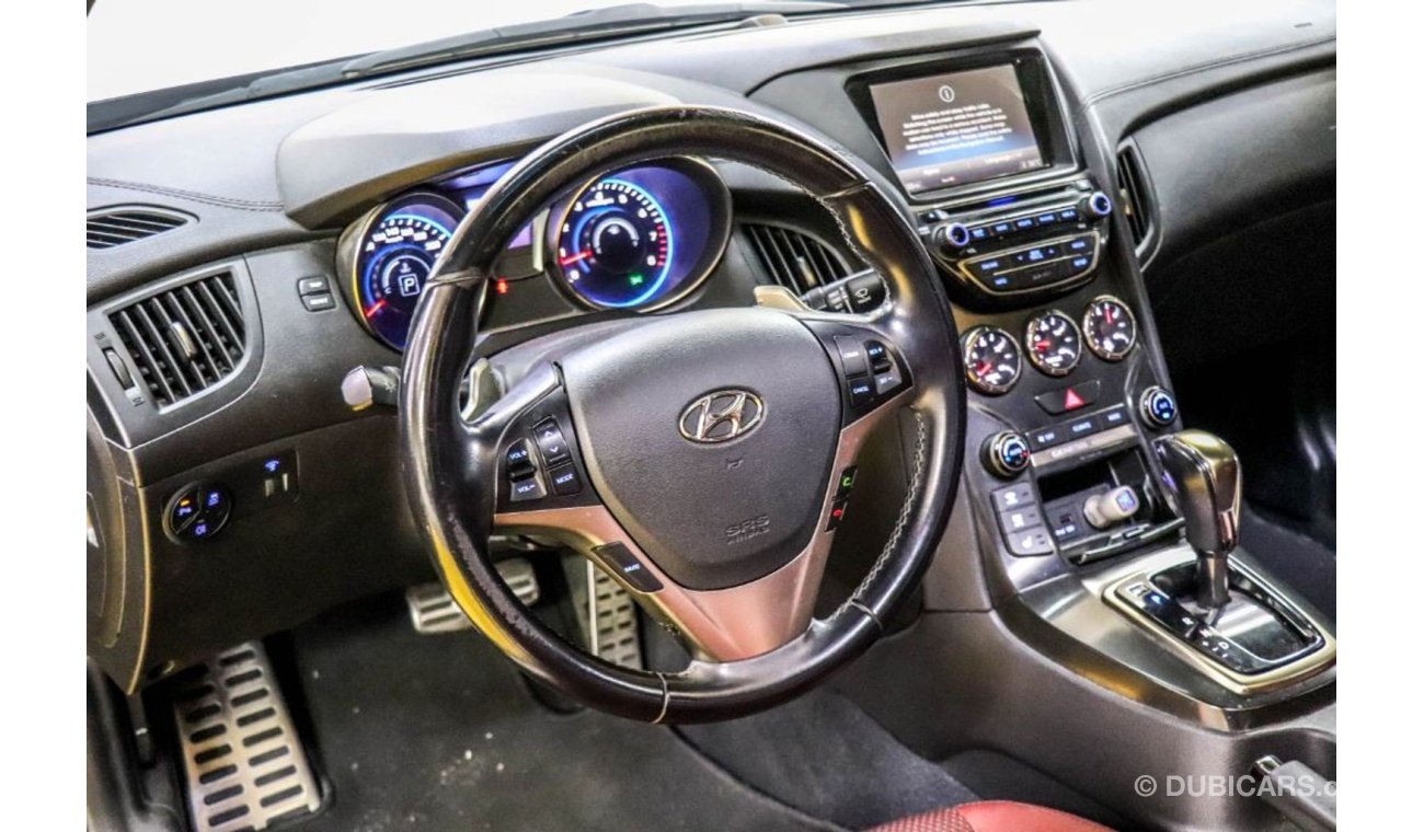 هيونداي كوبيه Hyundai Genesis Coupe 2015 GCC with Zero Down-Payment.