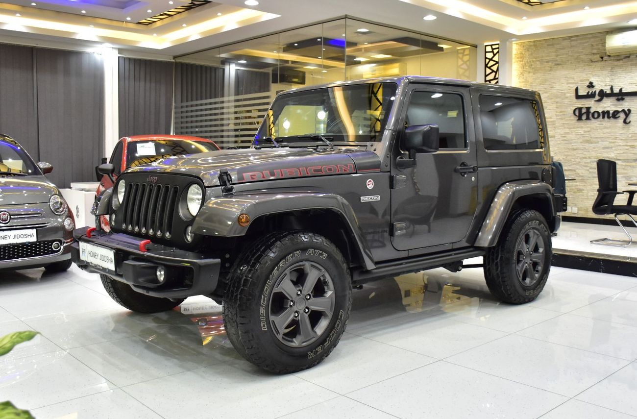 Jeep Wrangler EXCELLENT DEAL for our Jeep Wrangler Rubicon RECON EDITION ( 2017 Model ) in Grey Color GCC Specs